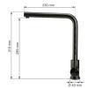 Pure.Sink Elite Steel Spark kitchen faucet PVD Gun metal PS8040-61
